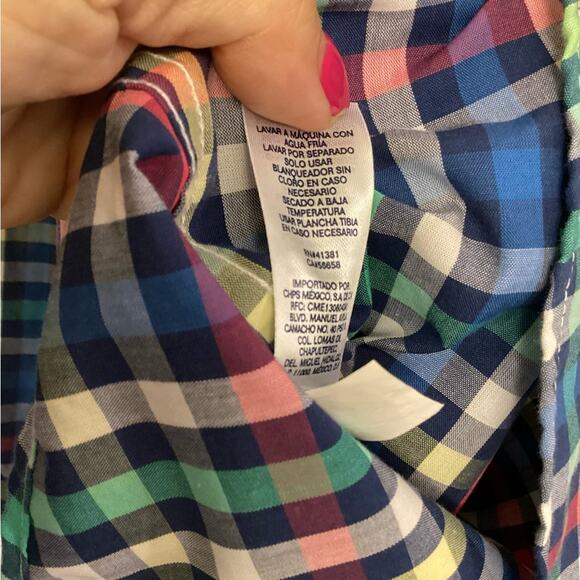 CHAPS Men’s Easy Care Size Large Button Down in Excellent Preloved Condition! - Picture 6 of 6